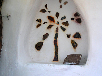 Detail of Carolina's House in Stroumbo, Amorgos